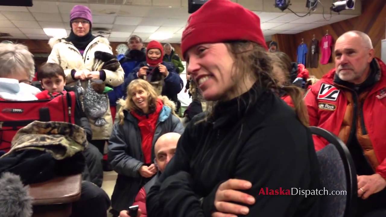 Alaska dog musher Aliy Zirkle explains why she stopped in Safety during Iditarod 2014