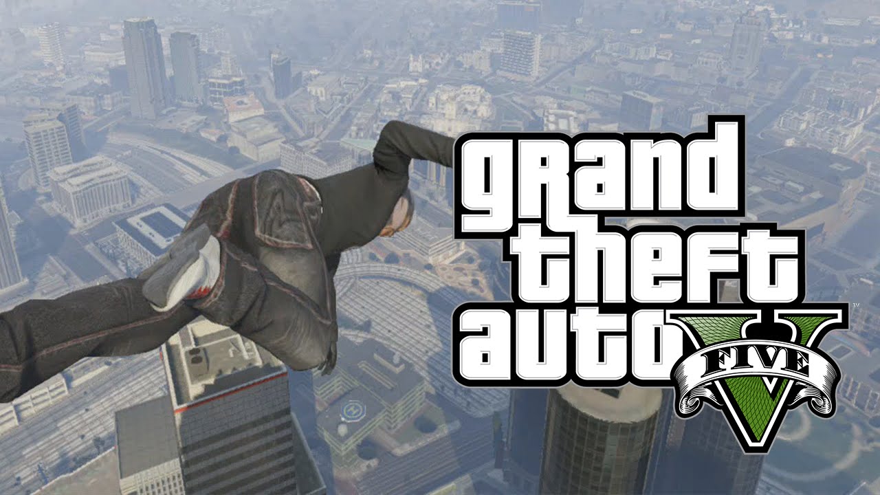 GTA 5 PARKOUR - NINJA SKILLS, PARKOUR SUPERHERO, MOON GRAVITY