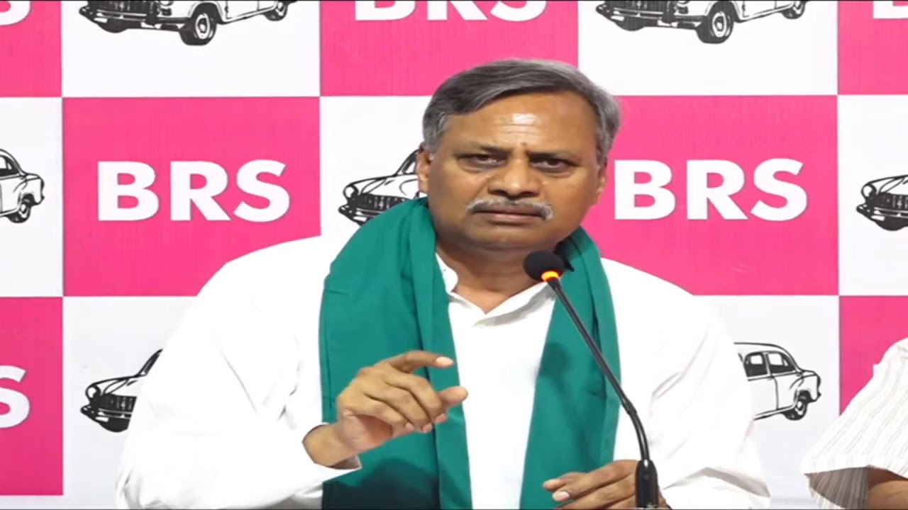 LIVE: BRS Leaders press meet at Telangana Bhavan | Singireddy Niranjan Reddy | Palla Rajeshwar Reddy