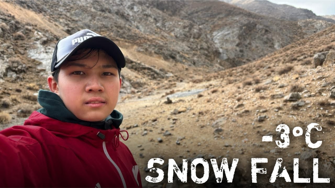 It was so COLD || Snow in Meherdar Mountains of Mariabad || Quetta foggy weather || Hazaragi Vlog