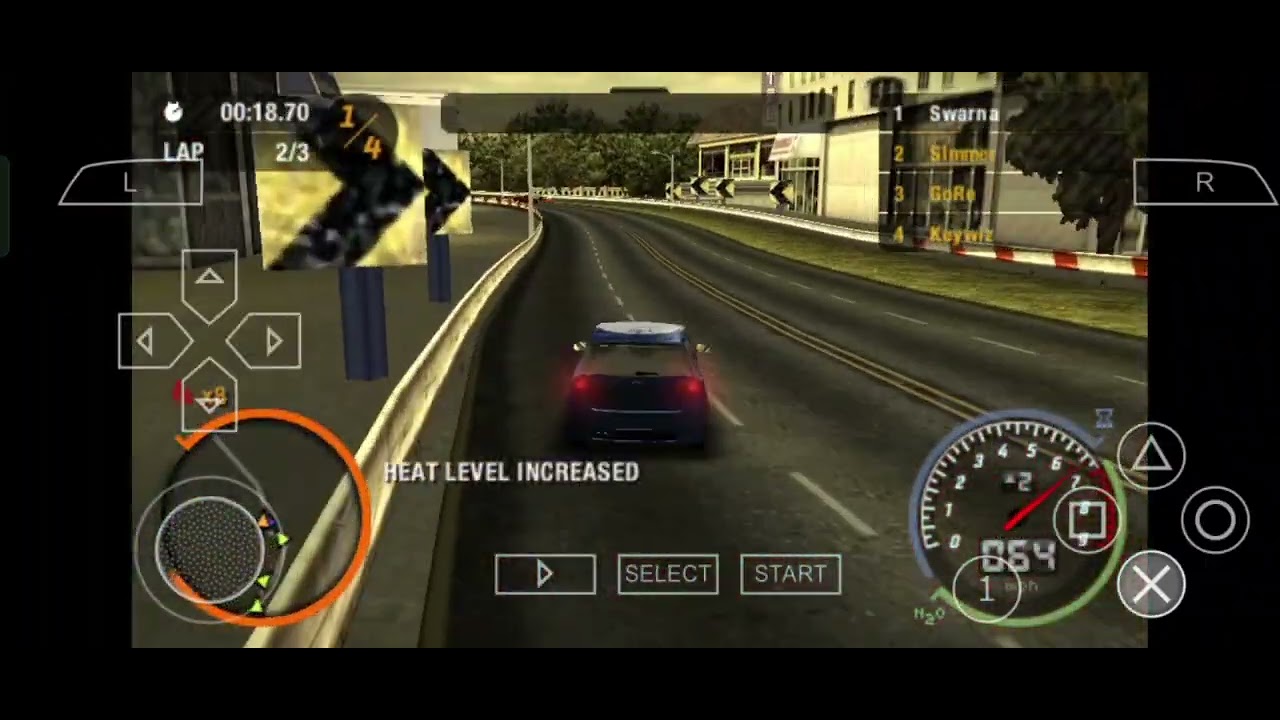 Blacklist 12 (Event) Trial By Fire Circuit - Need For Speed Most Wanted 5-1-0 PSP Gameplay 