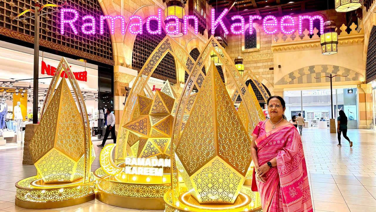 Ramadan Kareem | Dubai | blue waters island Dubai| Ain Dubai plaza | laser show