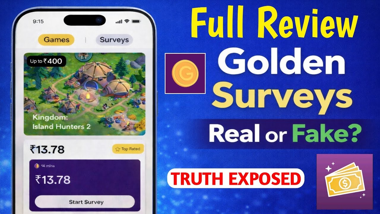 Golden Surveys App Real or Fake? | Full Review in Tamil 2026 | TGKABILAN 