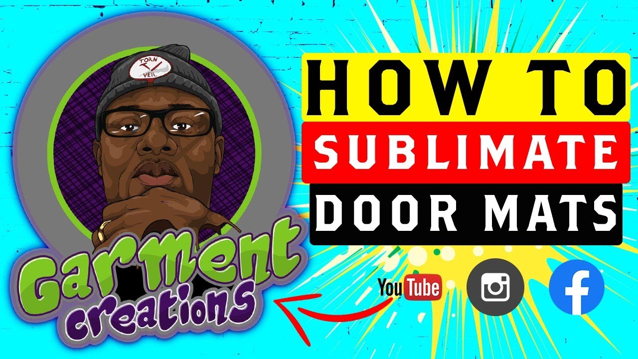 How to Sublimate Door Mats - Using Cosmos ink for Sublimation