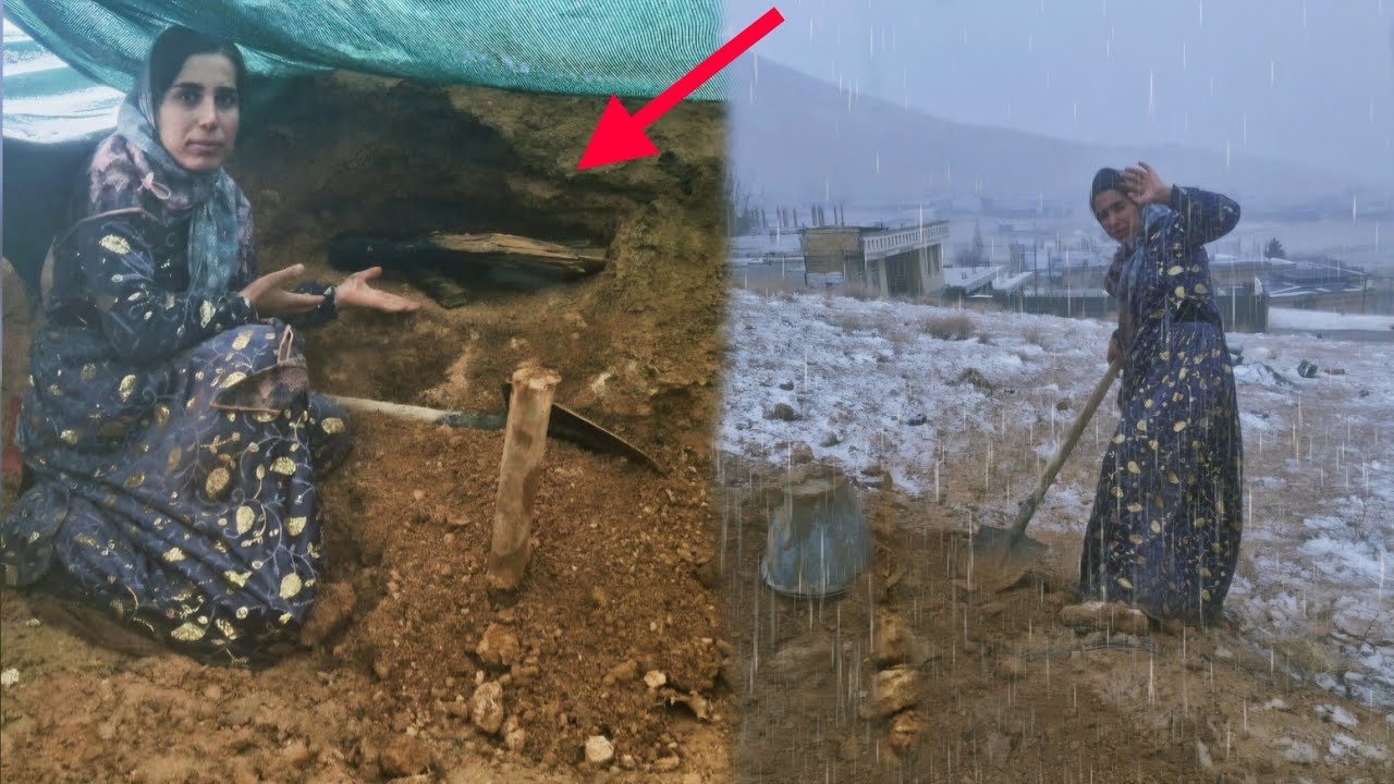 Resistance in the Rain: A Nomadic Woman's Struggle for Survival