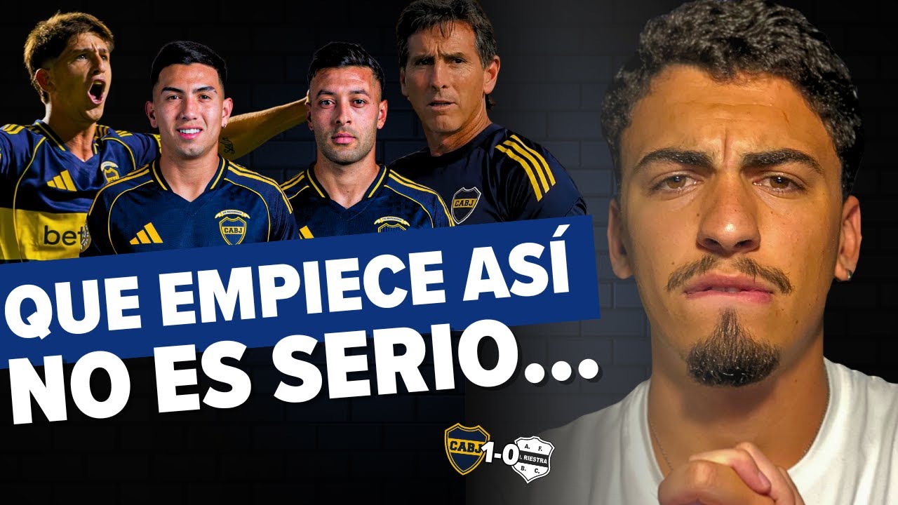 BOCA GANÓ, PERO NO MEJORÓ NADA - NO ES SERIO EL EQUIPO DE UBEDA | REACCIÓN BOCA JUNIORS 1-0 RIESTRA