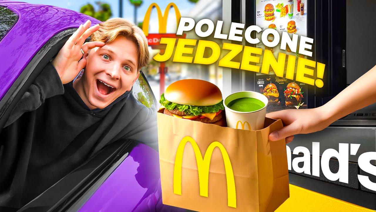 TESTUJĘ POLECANE PRZEZ SPRZEDAWC&Oacute;W JEDZENIE Z FAST FOOD&Oacute;W 😱 | Dominik Rupiński