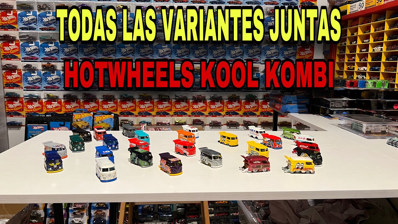Hot Wheels kool kombi Todas las Variantes juntas