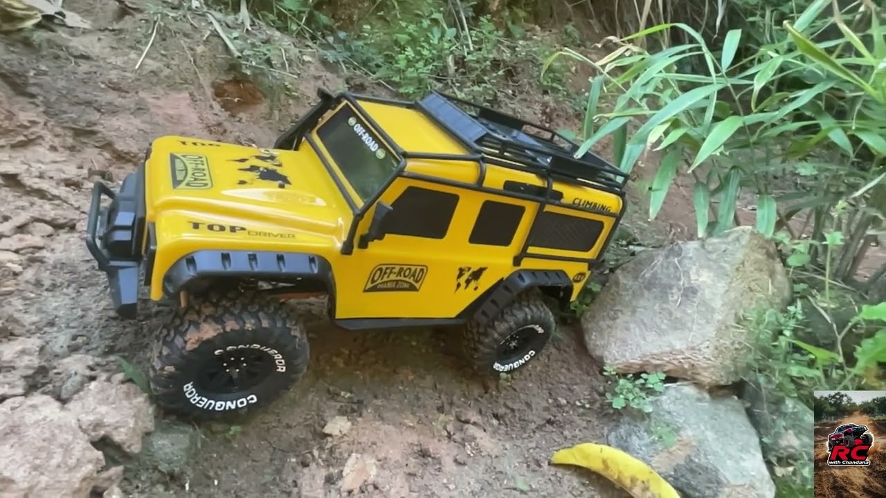 RC  Car ZP 1005 110 Defender Crawling  ඩිෆෙන්ඩර් එක #rccar #rcb #offroad #rccrawler #crawling   5