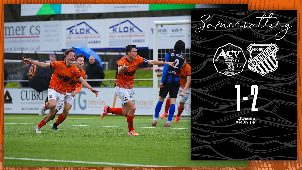 ⌚️ LAST MINUTE-WINNER! | Samenvatting ACV Assen - RKAV Volendam: 1 - 2 (2025-2026)