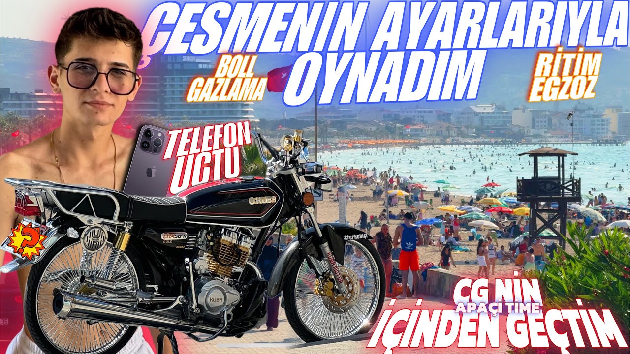 ÇEŞME BÖYLE APAÇİ GÖRMEDİ I ALAÇATIDA RİTİMLİ CG ( YOLDA TELEFON UÇTU) 