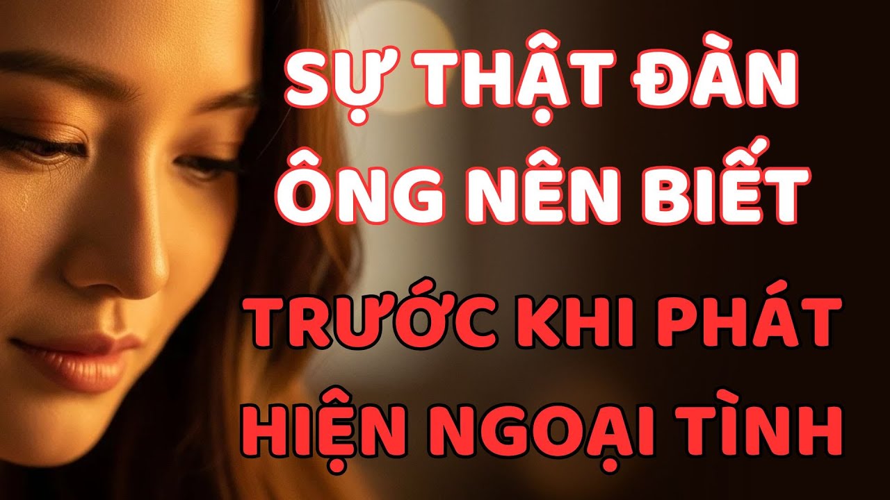 SỰ THẬT ĐÀN ÔNG NÊN BIẾT TRƯỚC KHI PHÁT HIỆN NGOẠI TÌNH