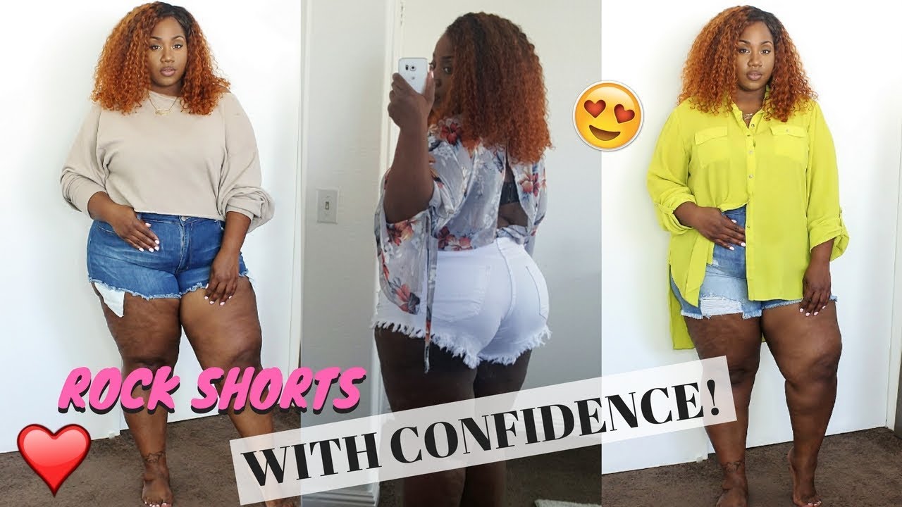 DIMPLES, CELLULITE? PLUS SIZE & WEARING SHORTS! 5 TIPS THAT HELPED ME! | FT. POSHMARK