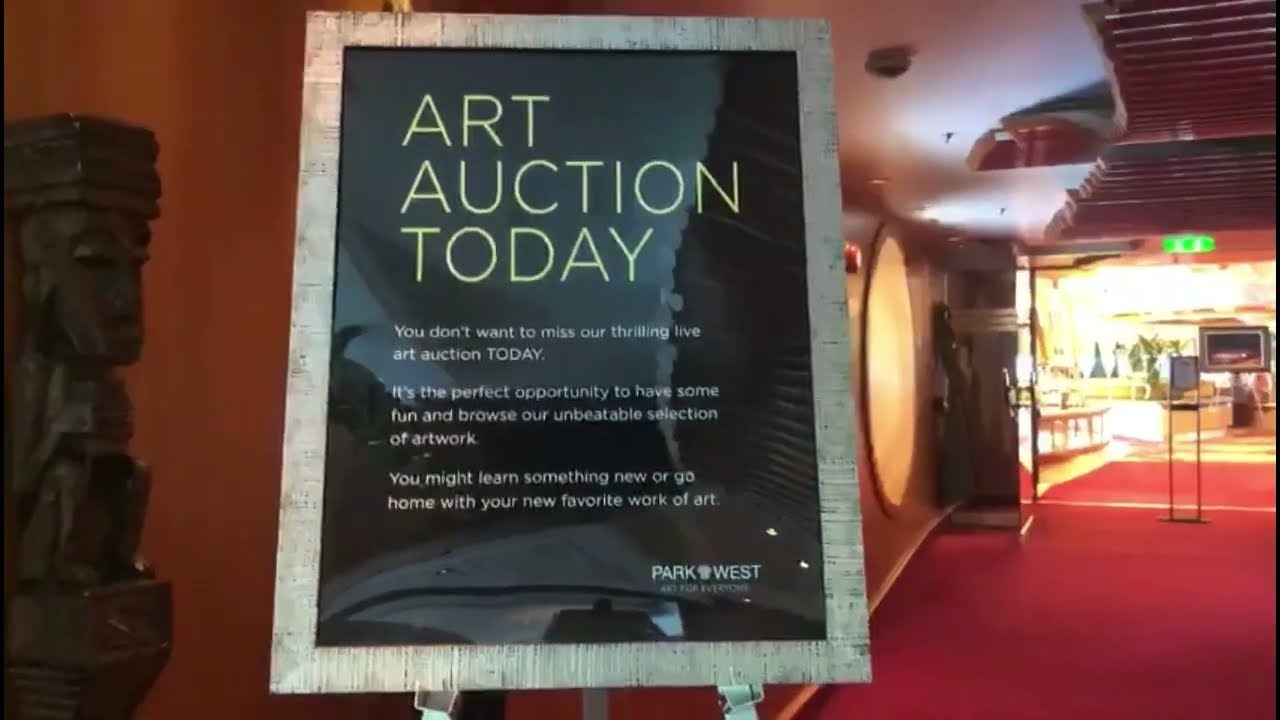 Grandeur of the Seas Art Auction Preview!