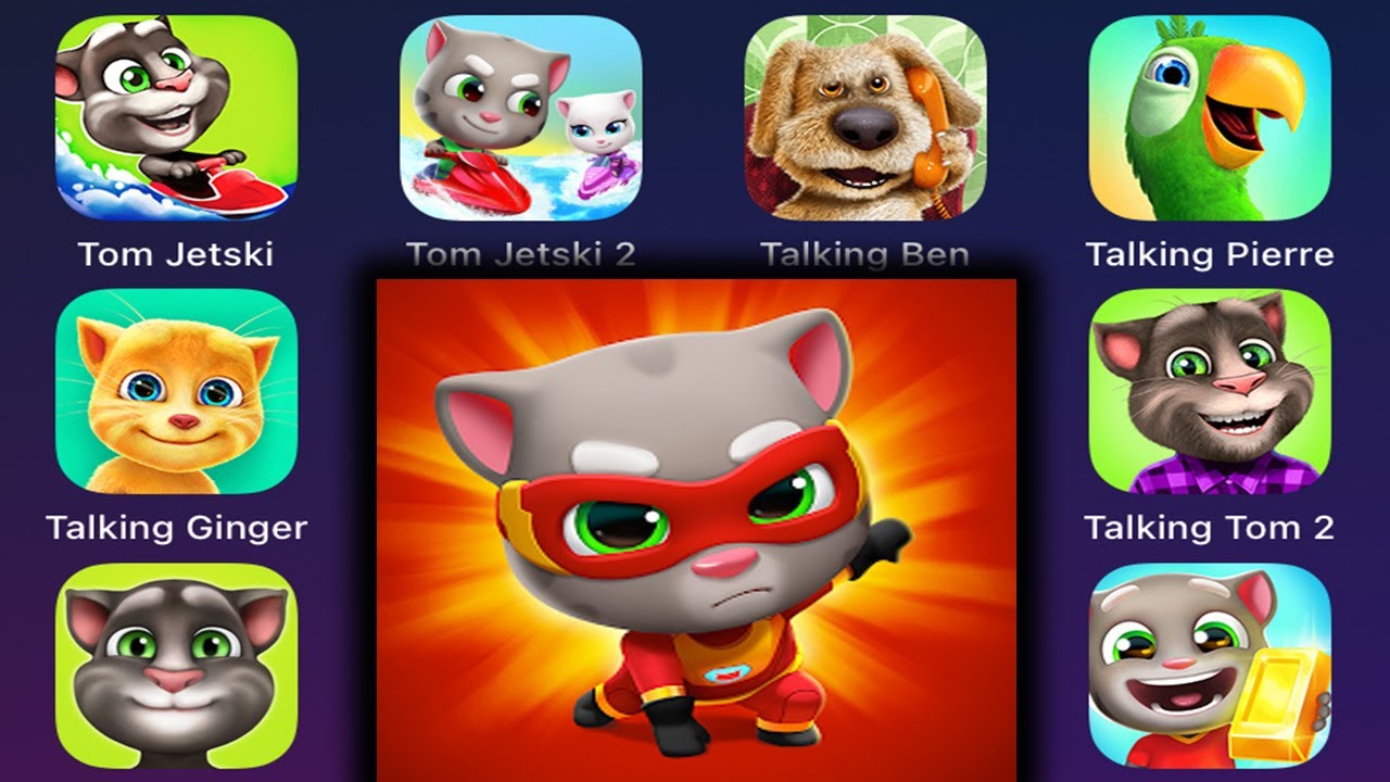 Talking Tom Hero Dash - Live Gameplay / Walkthrough - Episode 1 - Game for iOS and Android