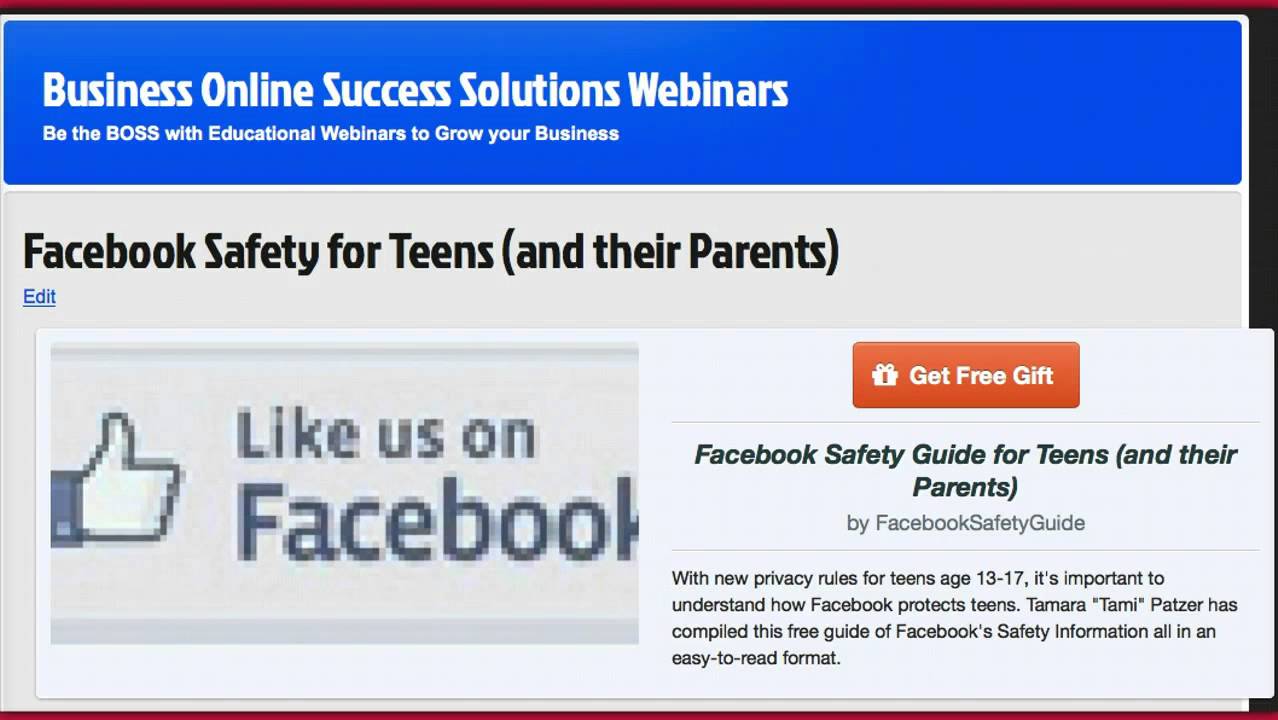 Facebook Safety Guide for Teens and Parent