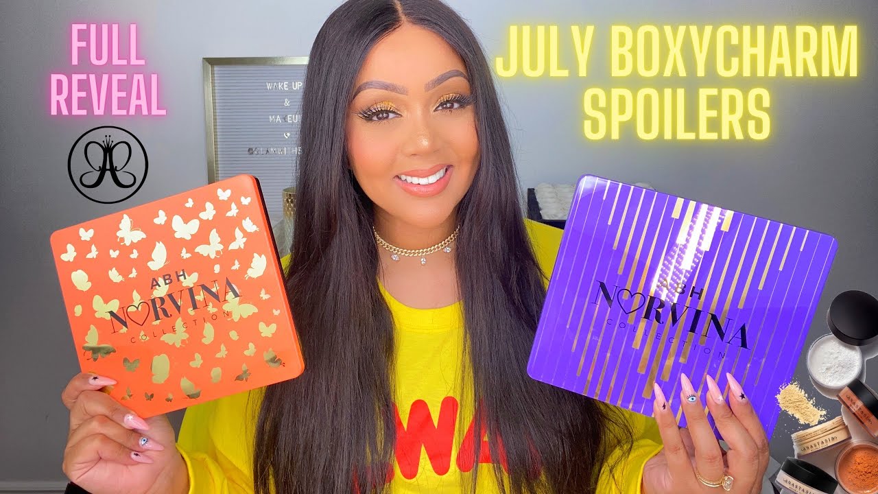 BOXYCHARM JULY 2021 SPOILERS AND FULL ANASTASIA BEVERLY HILLS/ ABH TAKEOVER BOX REVEAL 🤭
