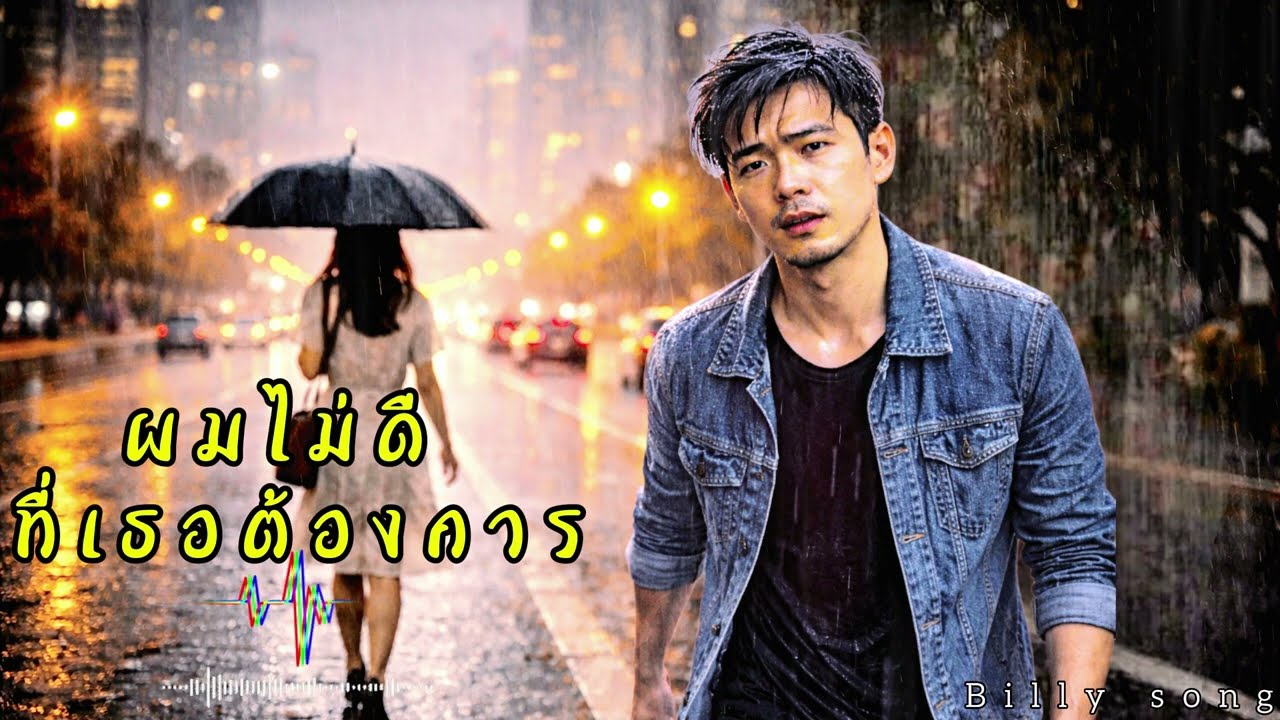 ผมไม่ดีที่เธอต้องการ   เพลงเศร้าลึกสำหรับ#BillySongStudio #เพลงเศร้า #เ