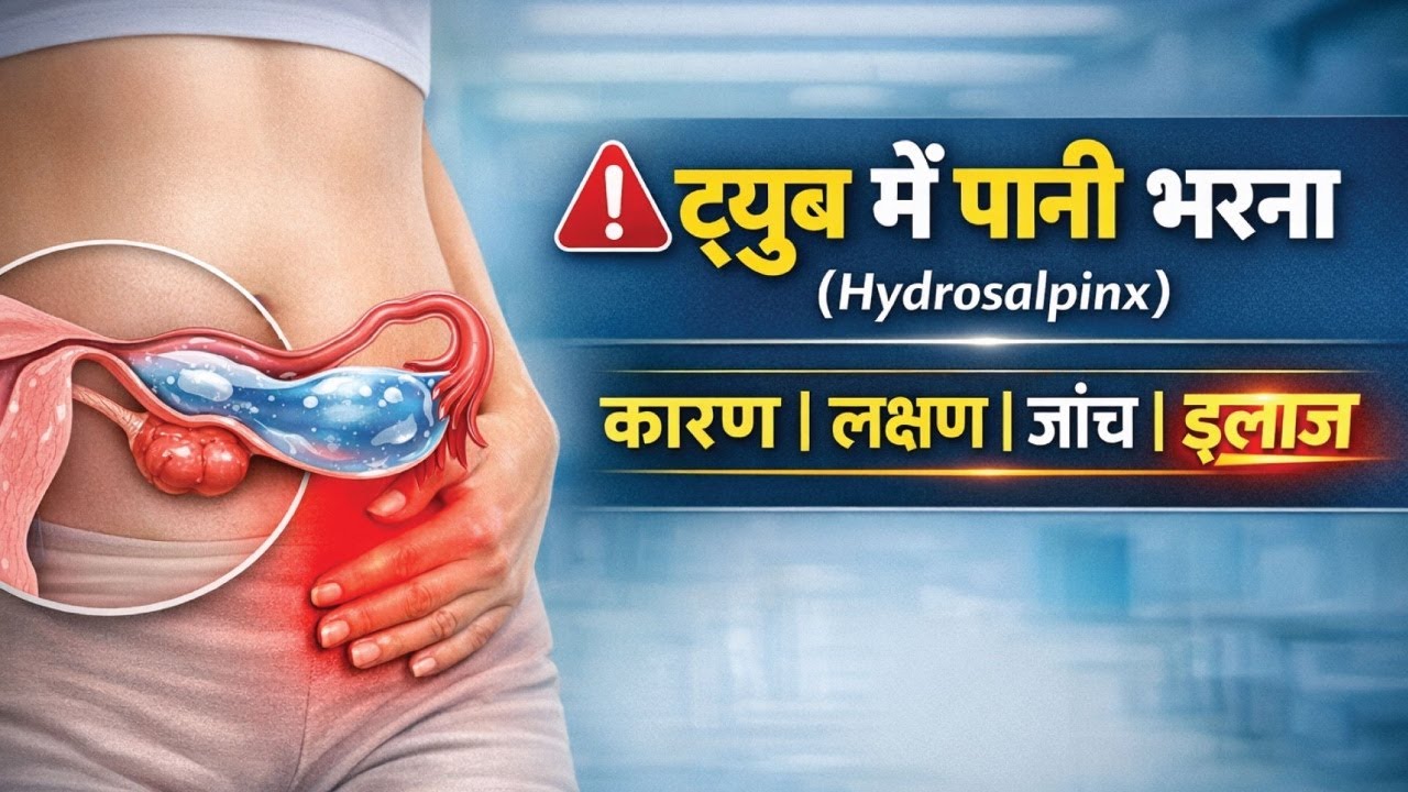 ट्यूब में पानी भरना (Hydrosalpinx) – कारण, लक्षण, जांच और इलाज | Dr. Sushila Saini