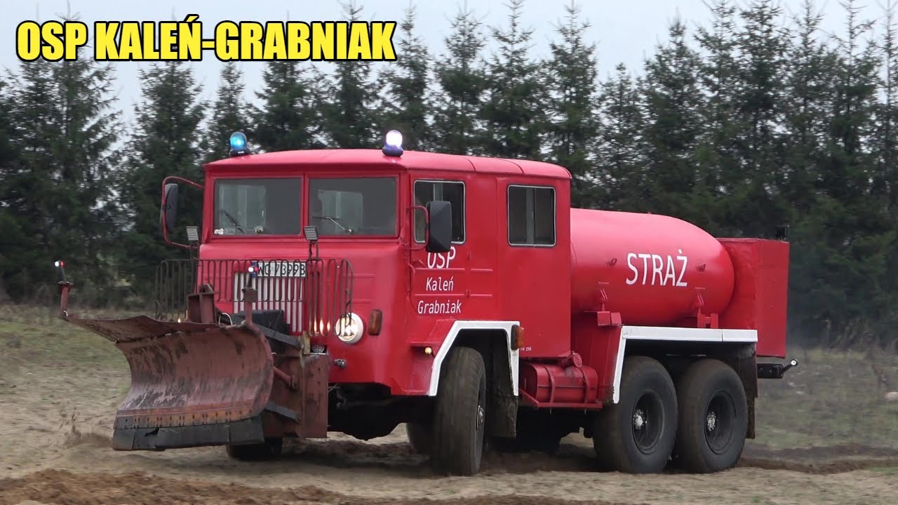 Alarmowo 2 wozy 57-letni GBM Star 660 i GBA Magirus Deutz z OSP Kaleń-Grabniak + OFF ROAD