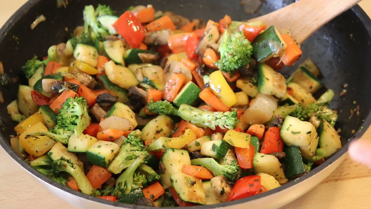 Prepara estos deliciosos VEGETALES AL AJILLO para toda la semana.