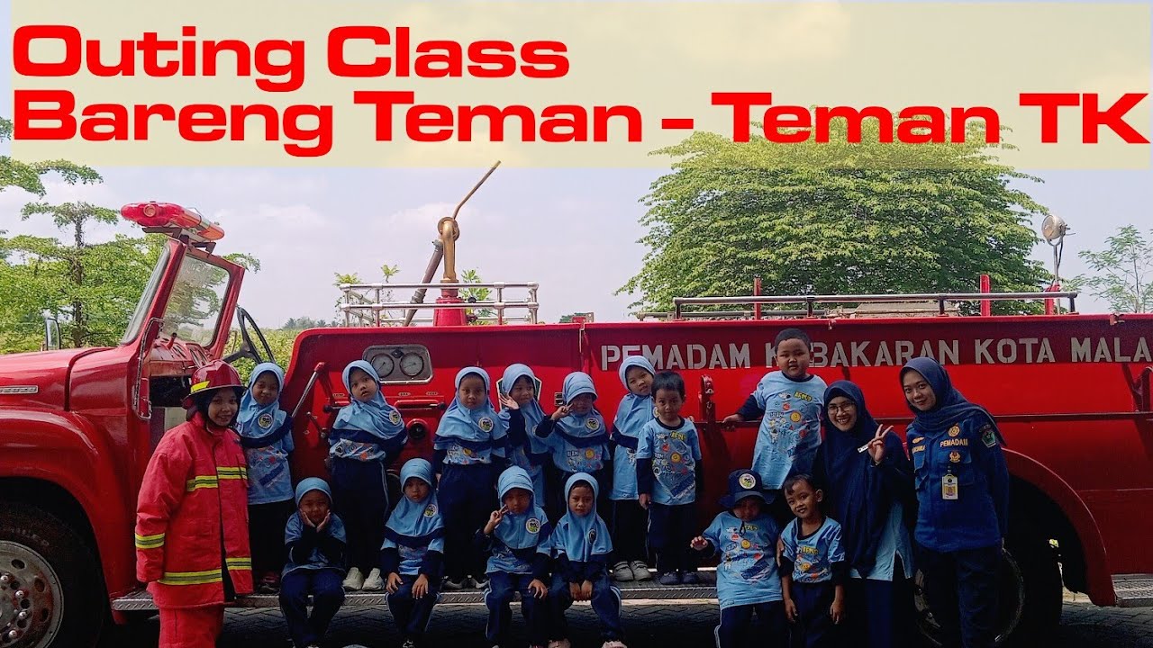 Outing Class Bareng Teman-Teman TK Impianku ke Damkar Kota Malang #anakkembarlucu #pemadamkebakaran 