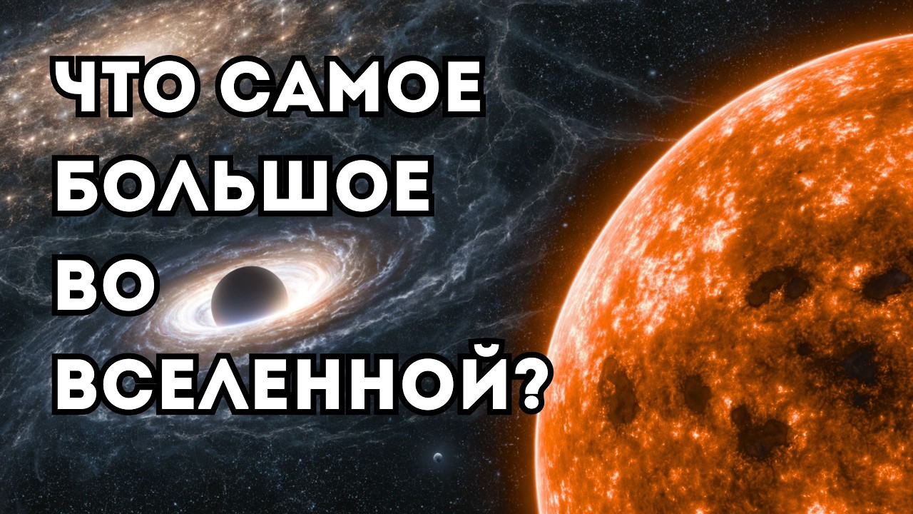 Самые огромные объекты во Вселенной — от звёзд до космической паутины