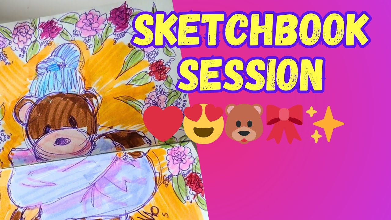Sketchbook session with Nao - Flower Garland ✨️🌻🌺🌼