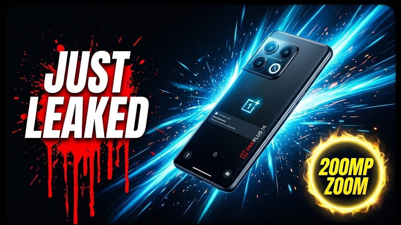 Только что произошла утечка информации о OnePlus 16 &mdash; 200-мегапиксельный зум, Snapdragon 8 Elite ...