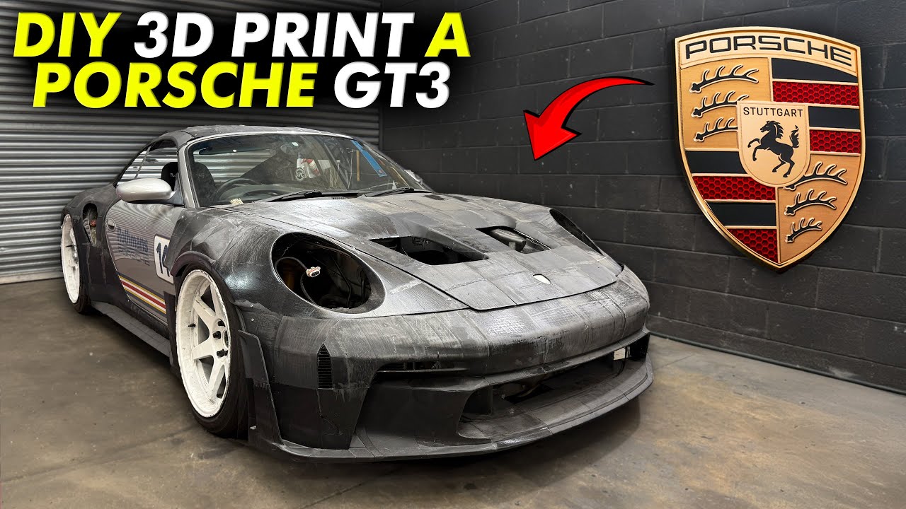 How To 3D PRINT a PORSCHE GT3