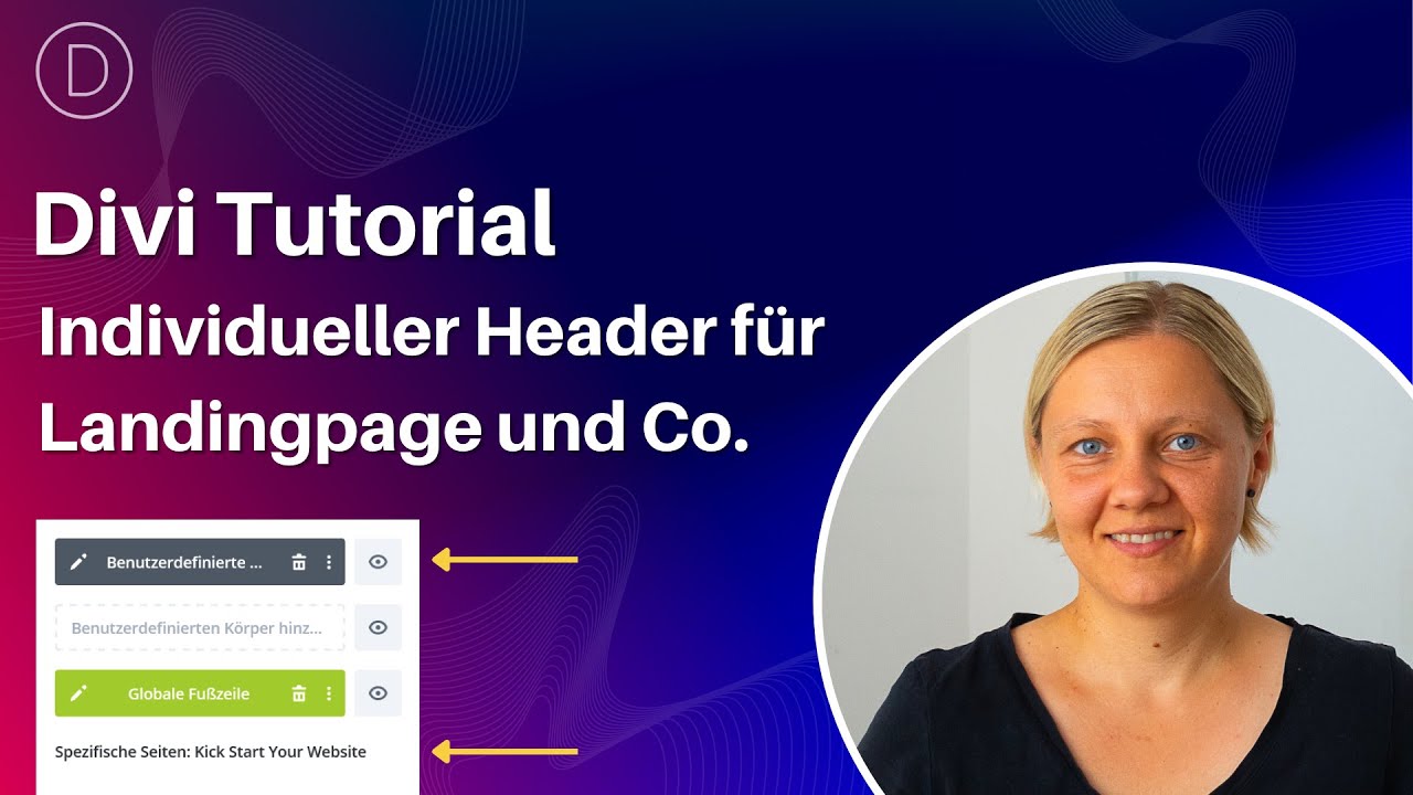 Header in Divi f&uuml;r Landingpage und Co. erstellen und zuweisen - Divi Anleitung