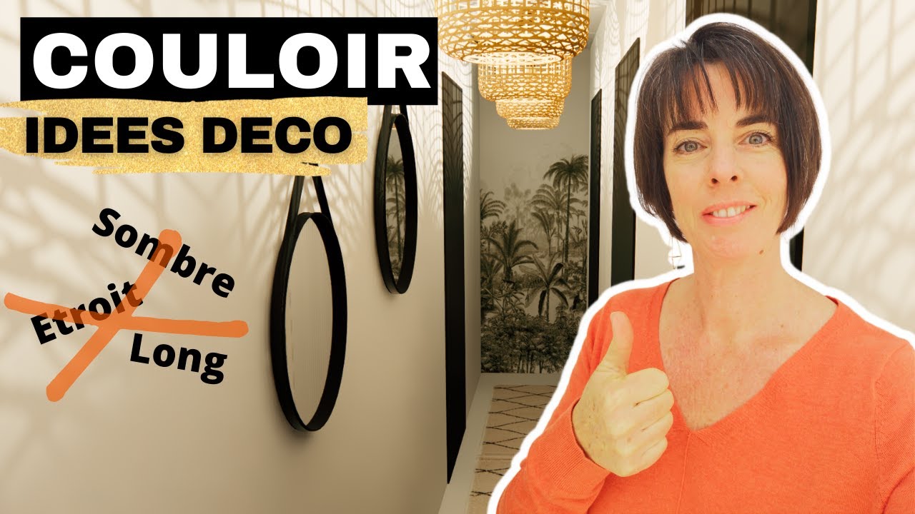 Idées de décoration de couloir : pour couloir sombre, long et étroit