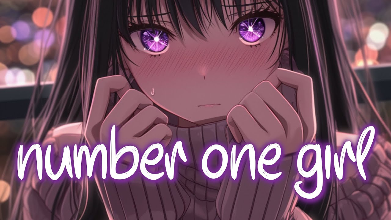 「Nightcore」 number one girl - ROSÉ ♡ (Lyrics)