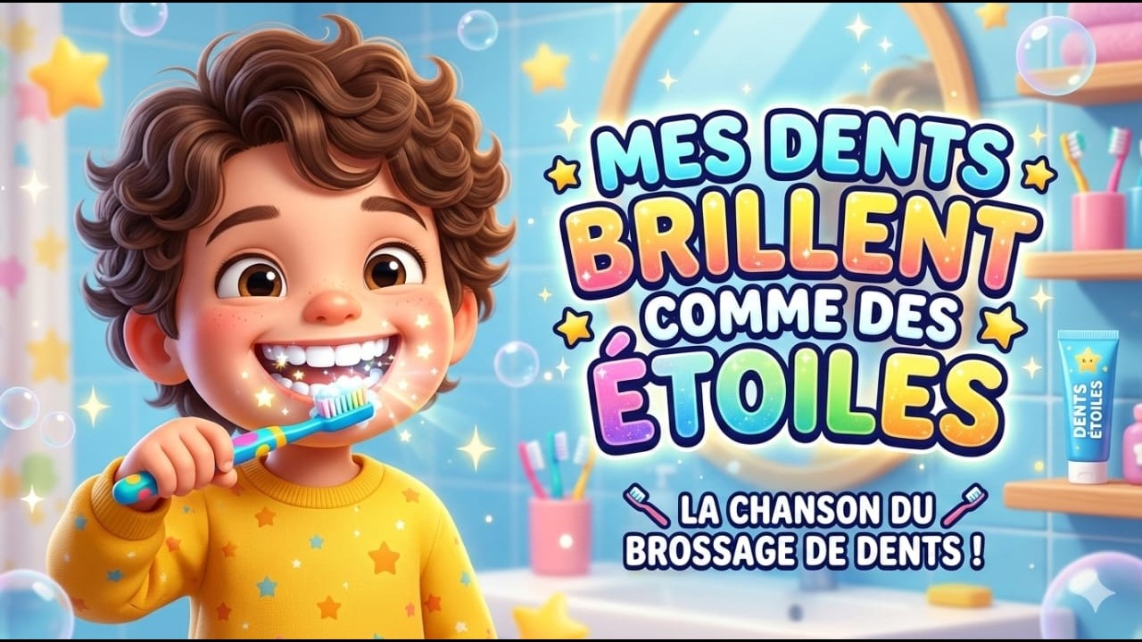 Mes dents brillent comme des étoiles chansons pour enfants