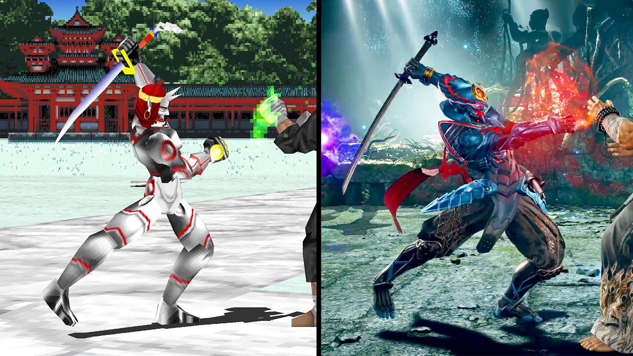 Yoshimitsu's 10 Hit Combo Evolution (Tekken 1–Tekken 8)