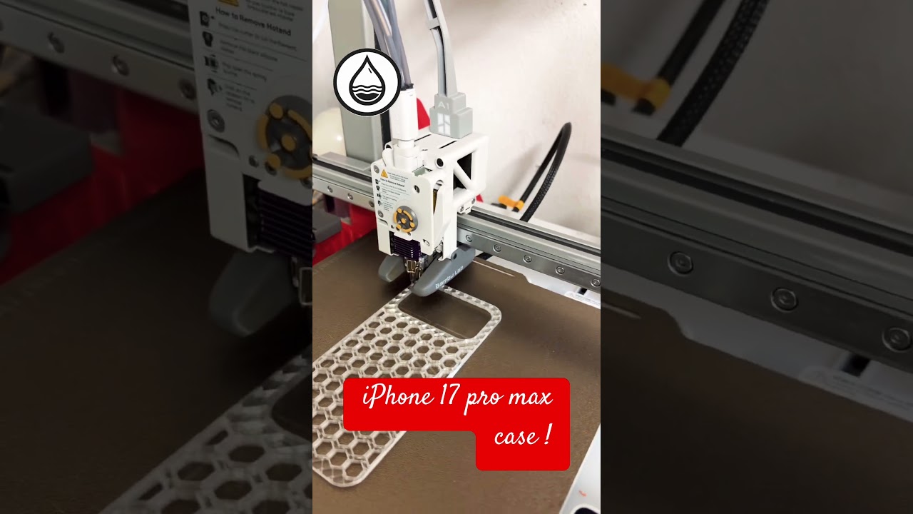 I printed an iPhone 17 pro max case ! 
