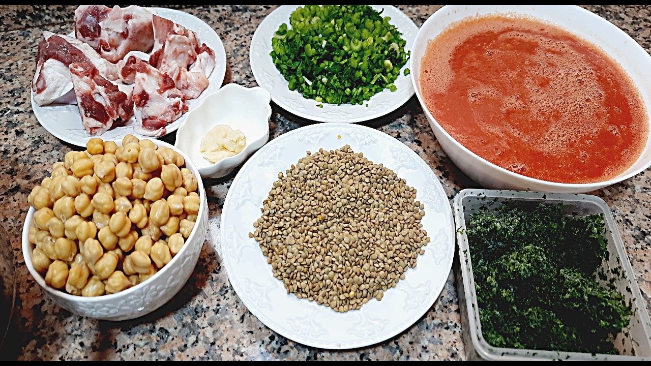 الحريرة المغربية الاصيلية بأسهل طريقة والسر واحد المكون مادريهش باش تجيك لذيذة بزاف Harira marocaine