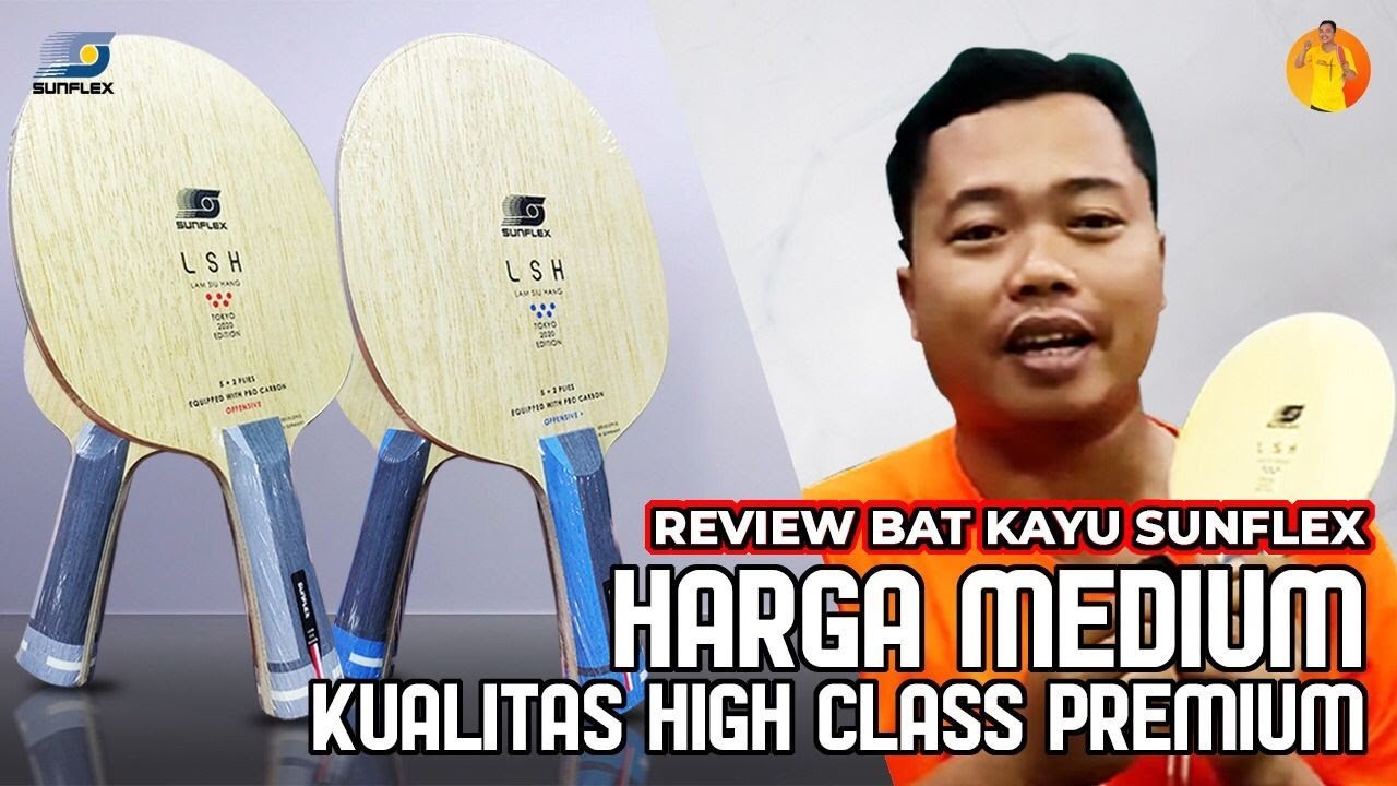 blade pingpong harga medium kualitas high class|| sunflex tenis meja karakter serang