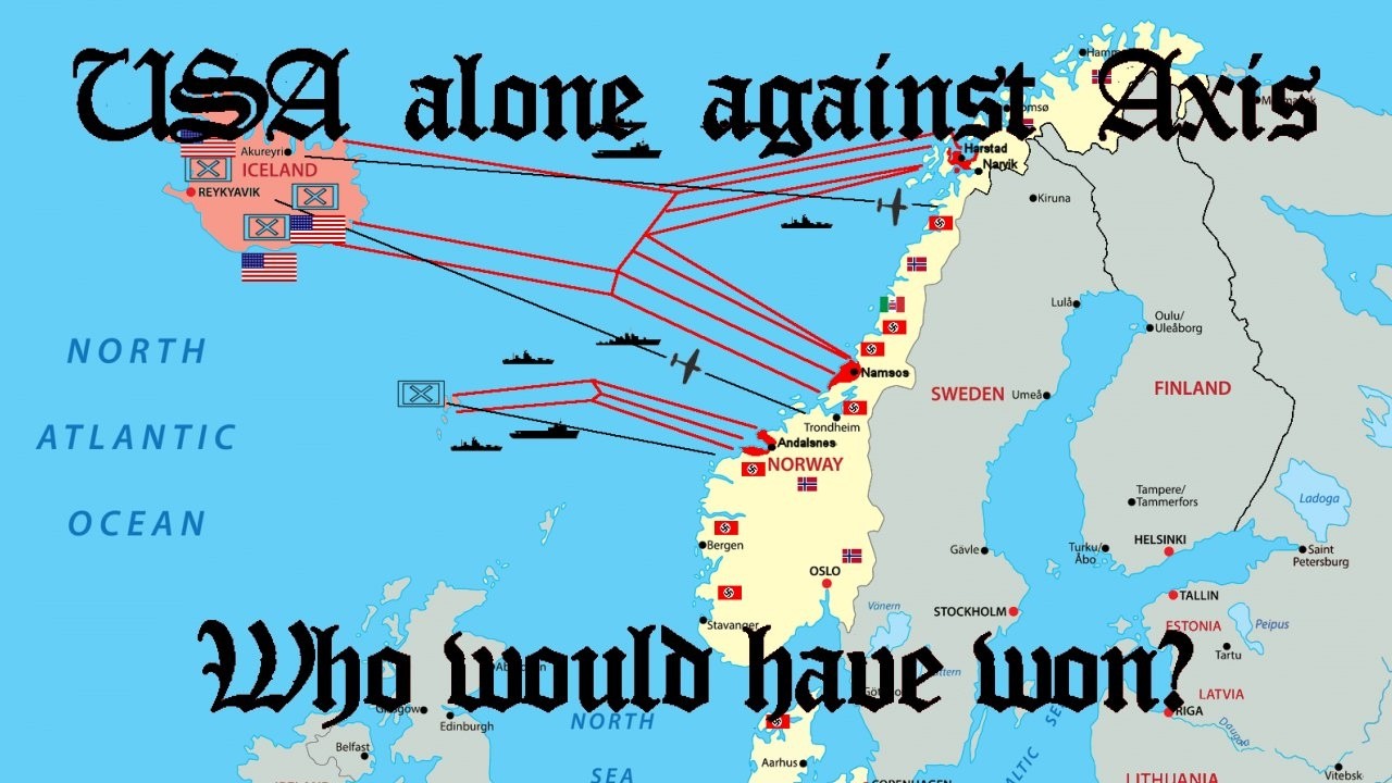 WW2 USA alone against the AXIS - Who would have won?
