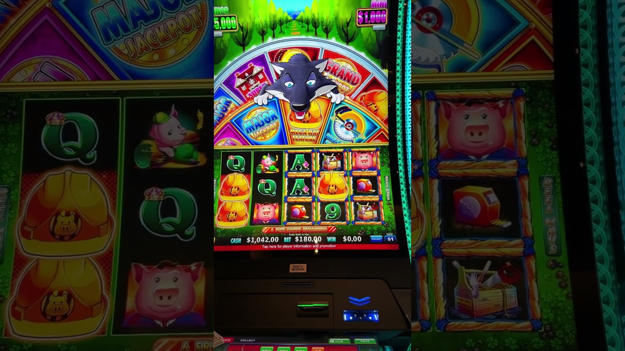 HUFF N PUFF BONUS ON $180 SPINS!