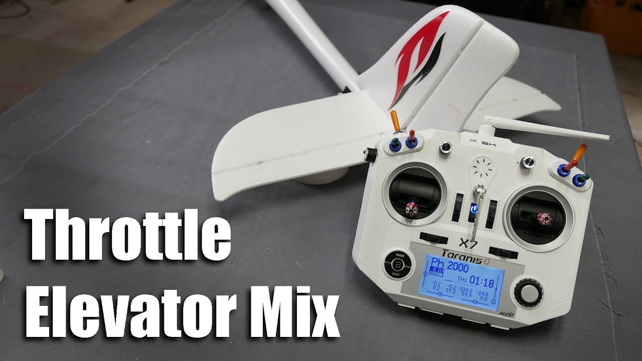Throttle Elevator mix  - Taranis Q X7