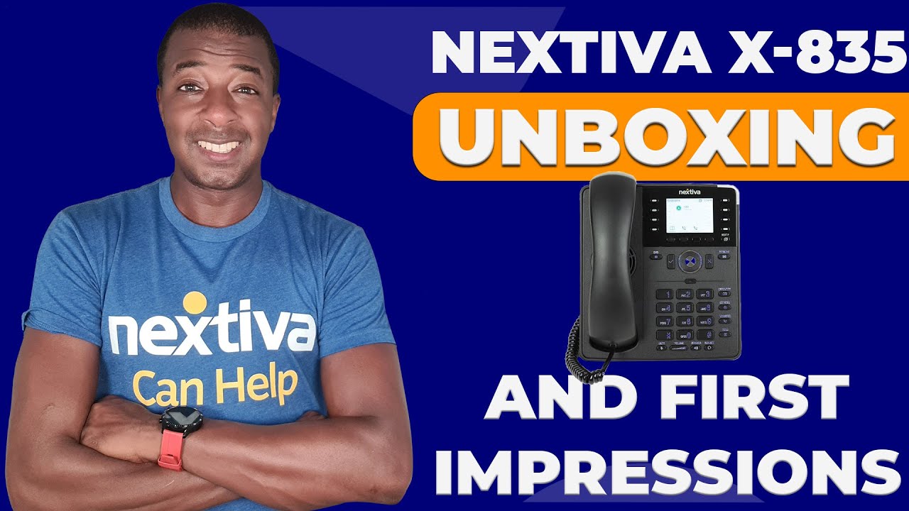 Распаковка IP-телефона Nextiva X-835; Обзор 12-канального VOIP-телефона Nextiva!