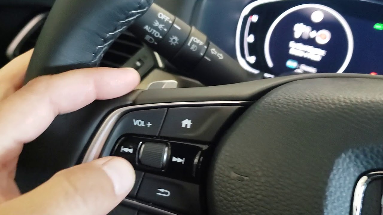 2018-2022 Honda ACCORD SPORT 1.5T Personalized Settings Worksheet