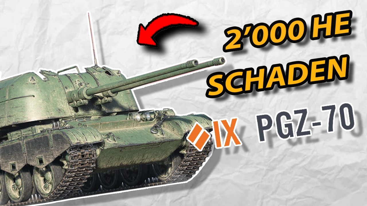 Der WZ305 in World of Tanks ?!? - PGZ-70 SuperTest Vorschau