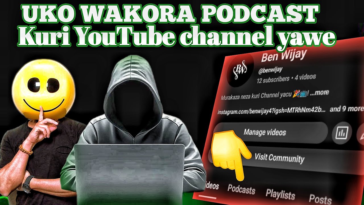 Dore uko wakora podcast nziza kuri YouTube channel yawe ukoresheje telephone 📱✨ yawe gusa, byoroshye