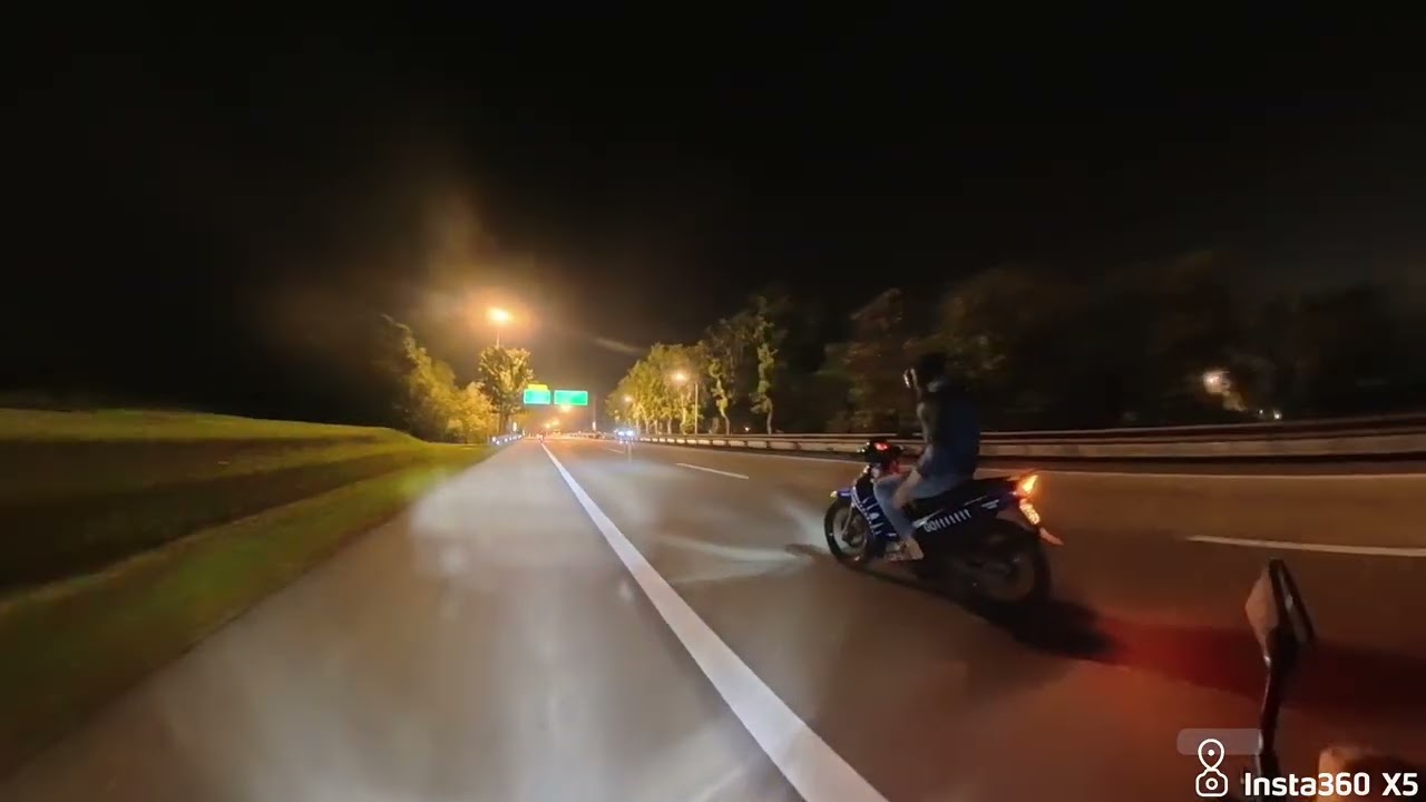 Ride malam test camera baru l Part 1