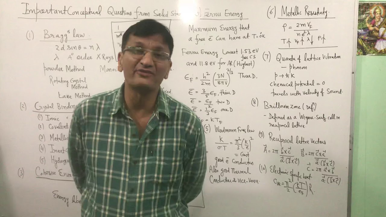 Conceptual Questions from solid state (Interview Special)