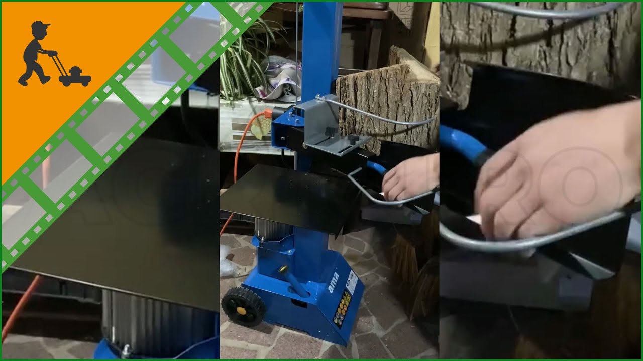 Spaccalegna verticale elettrico AMA RHINO con motore monofase da 3000W - 8 tonnellate