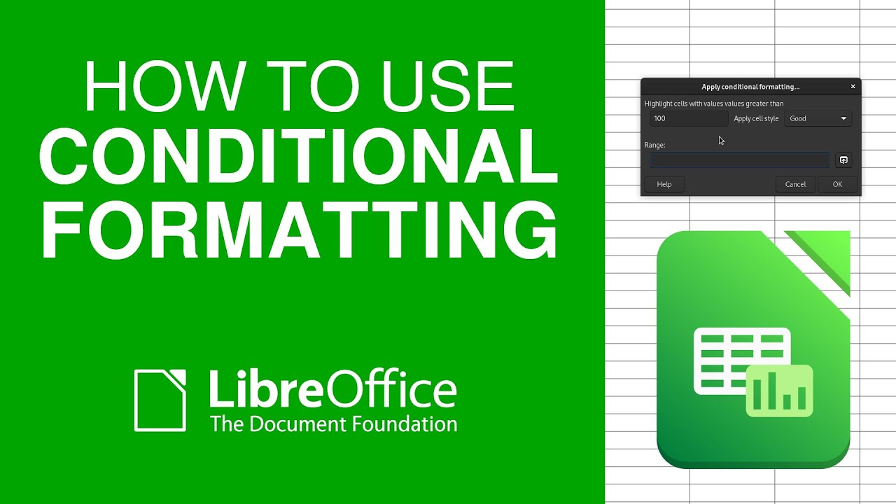 Conditional Formatting in LibreOffice Calc (Highlight Cells Easily)