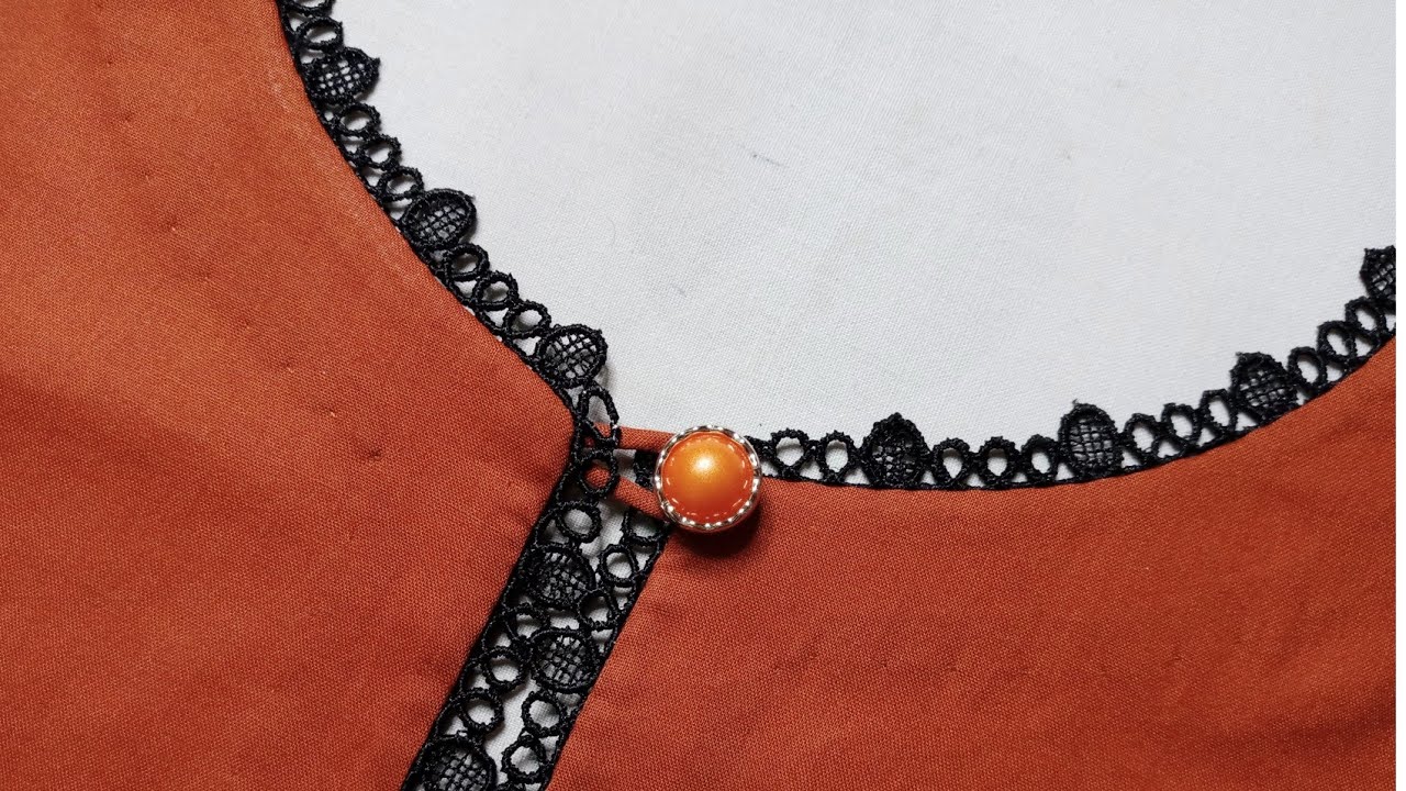 new round neck design cutting stitching